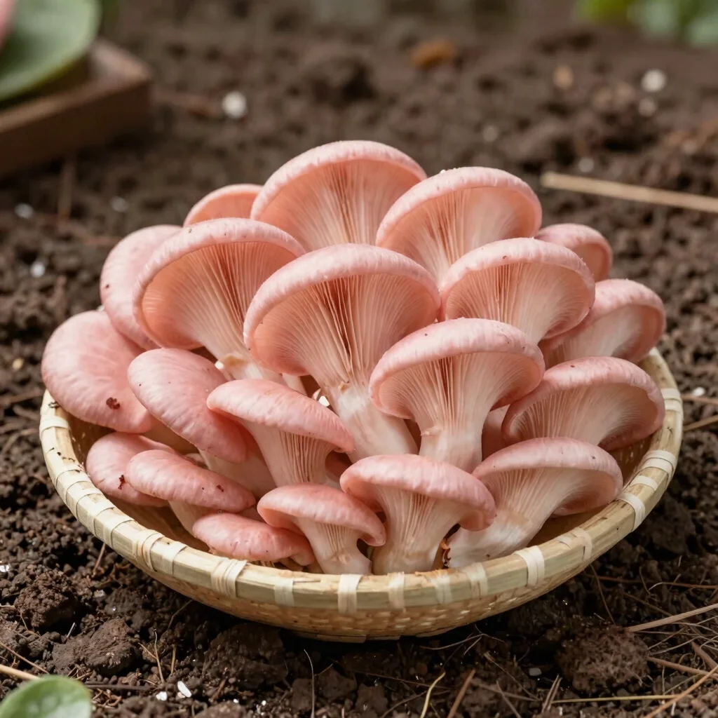 Pink Oyster Harvest